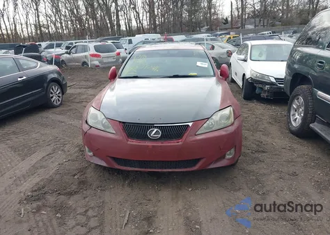 2006 Lexus Is 250 from USA, damaged, VIN JTHCK262962003180